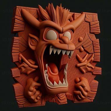 3D model Crash Bandicoot On the Run game (STL)